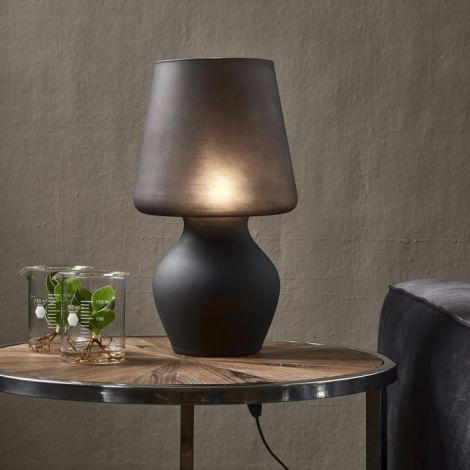 RM Glass Table Lamp dark grey