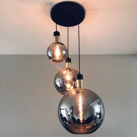 Hanglamp met Spiegelbollen Compleet 